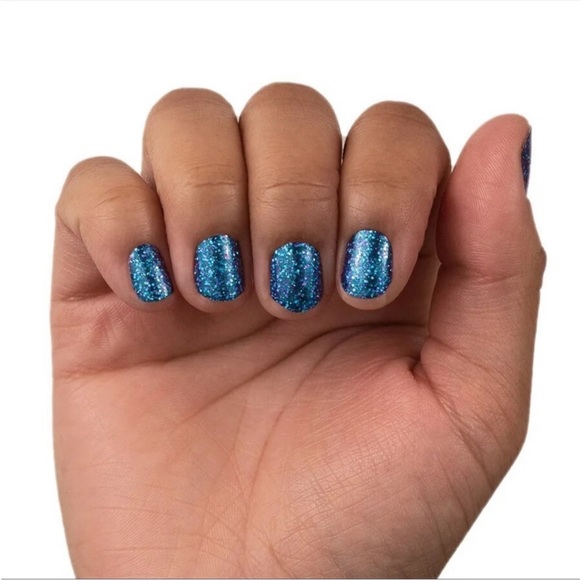 *Retired* Color Street: Dallas Darling | Teal Blue Glitter Purple Silver Party - Picture 12 of 14